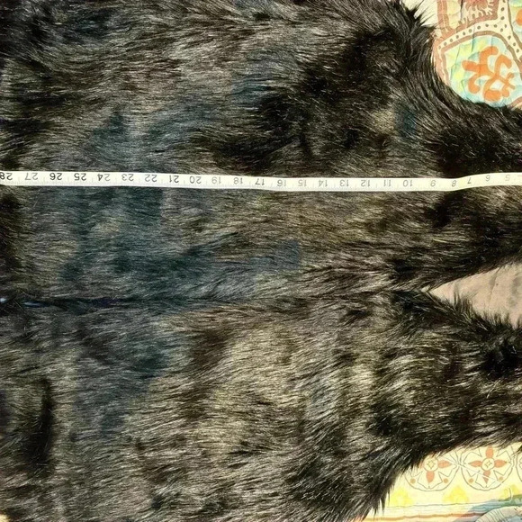 89th & Madison,Faux Fur Vest, Size XXL. Color Black Soot Boho Rock&Roll … - Picture 9 of 9